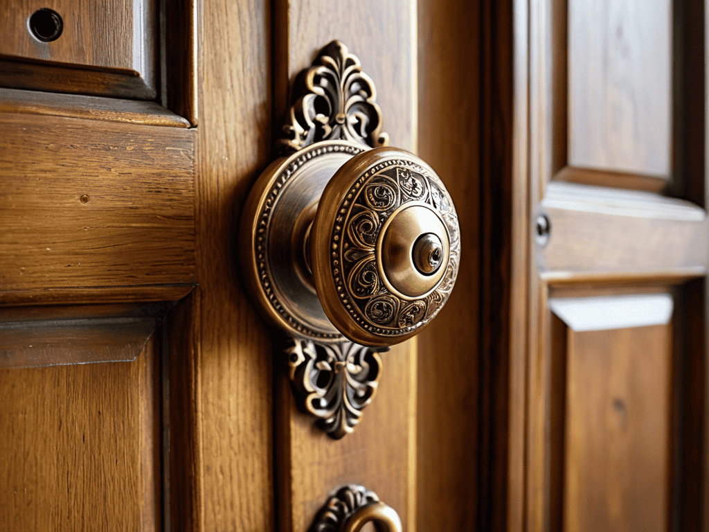 Restoring Vintage Hardware with brass details