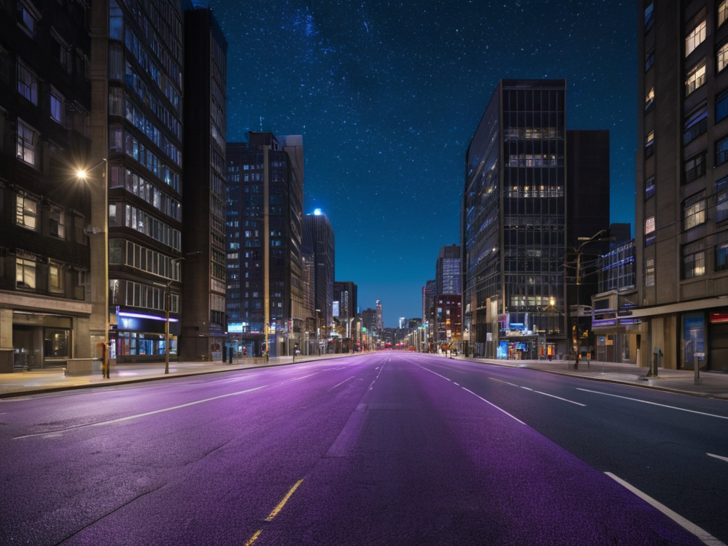 Darkness as Canvas cityscape