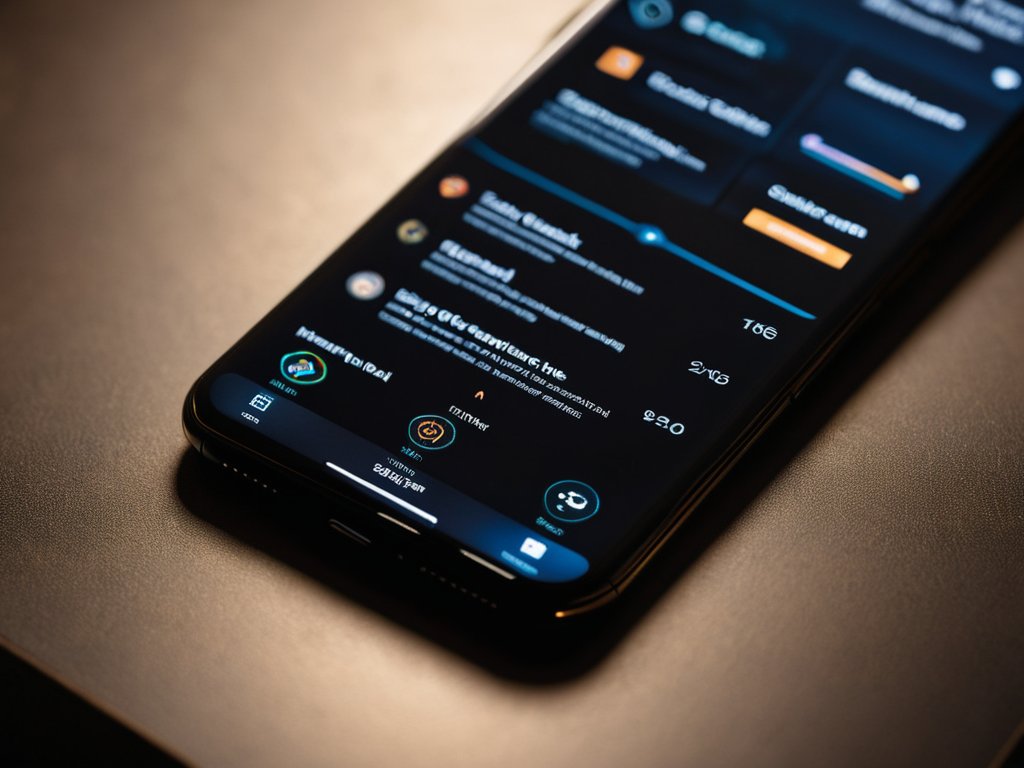 Moody Interface Design for Luxury