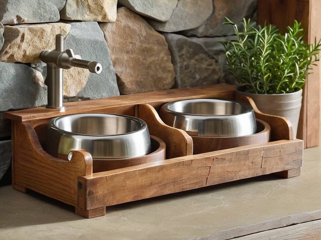 Whimsical pet feeding station tips