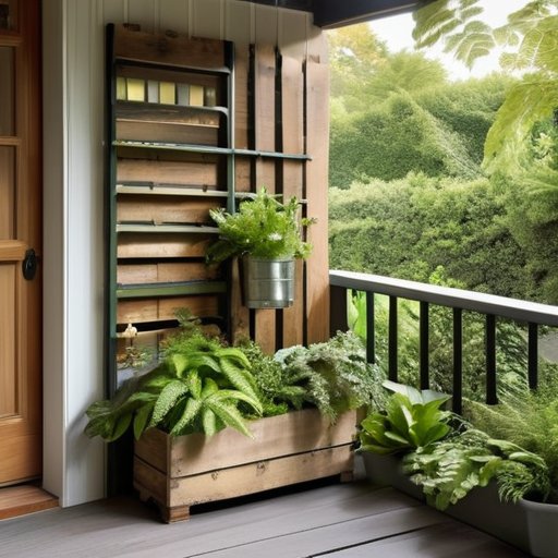 Balcony Vertical Garden Ideas Curating a Vintage Green Oasis