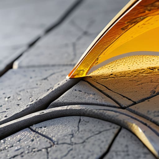 Autonomous Self-Healing Structural Seals on wall.