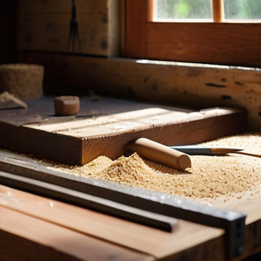 Making a workbench from a door.